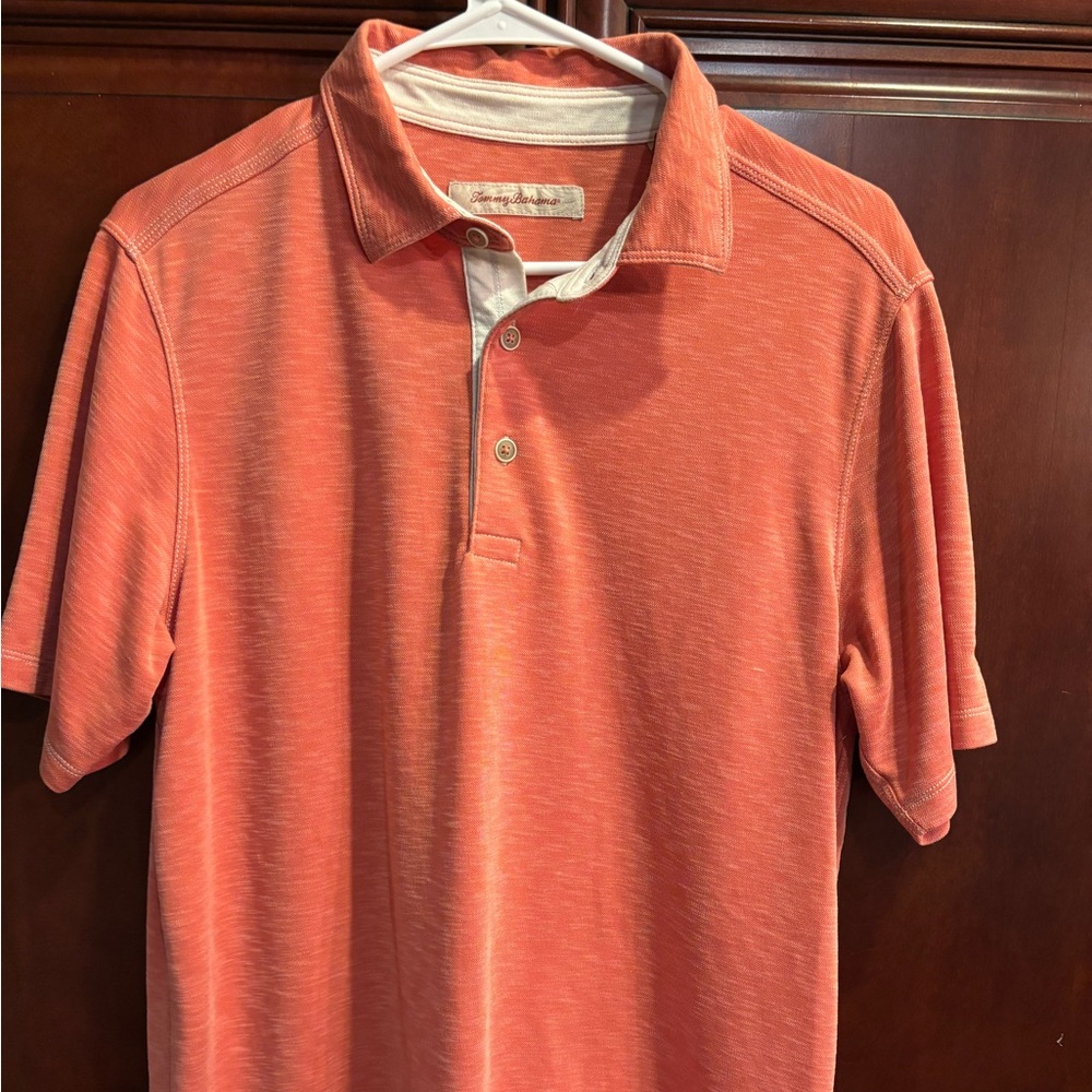 Tommy Bahama Sunset Orange Polo Shirt